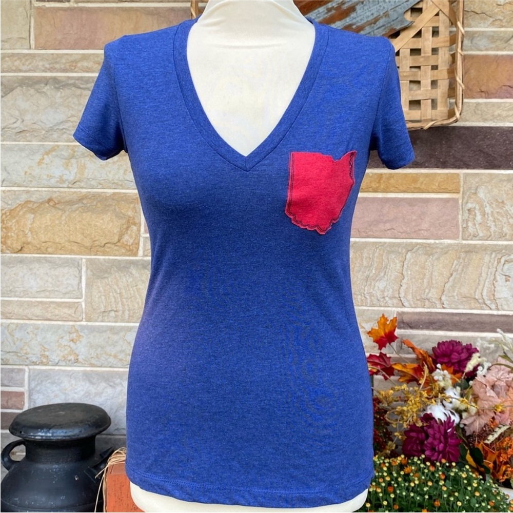 Bella Canvas Ohio Love V-Neck Tee Shirt